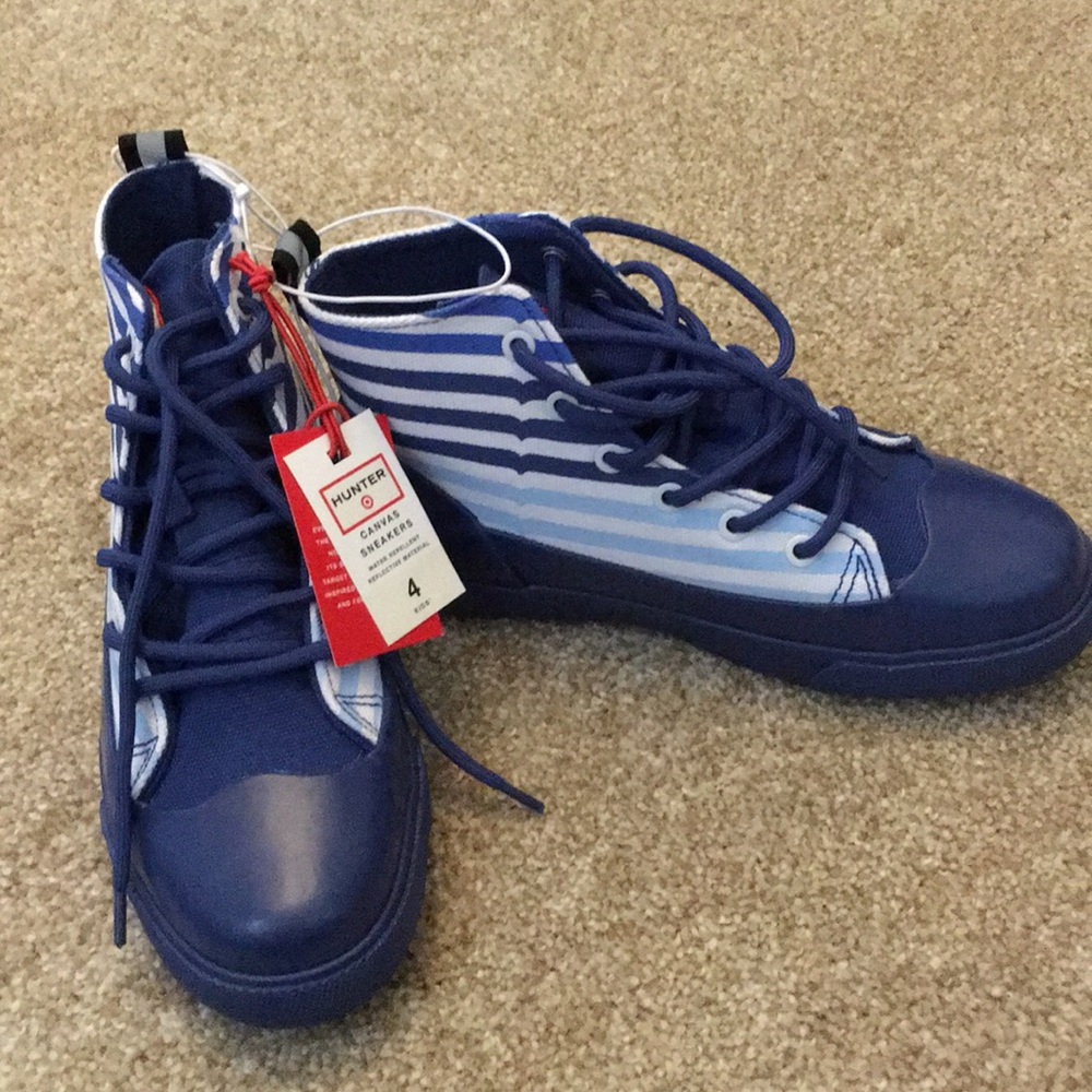 Dipped Canvas High-Top Sneakers from Hunter Kids